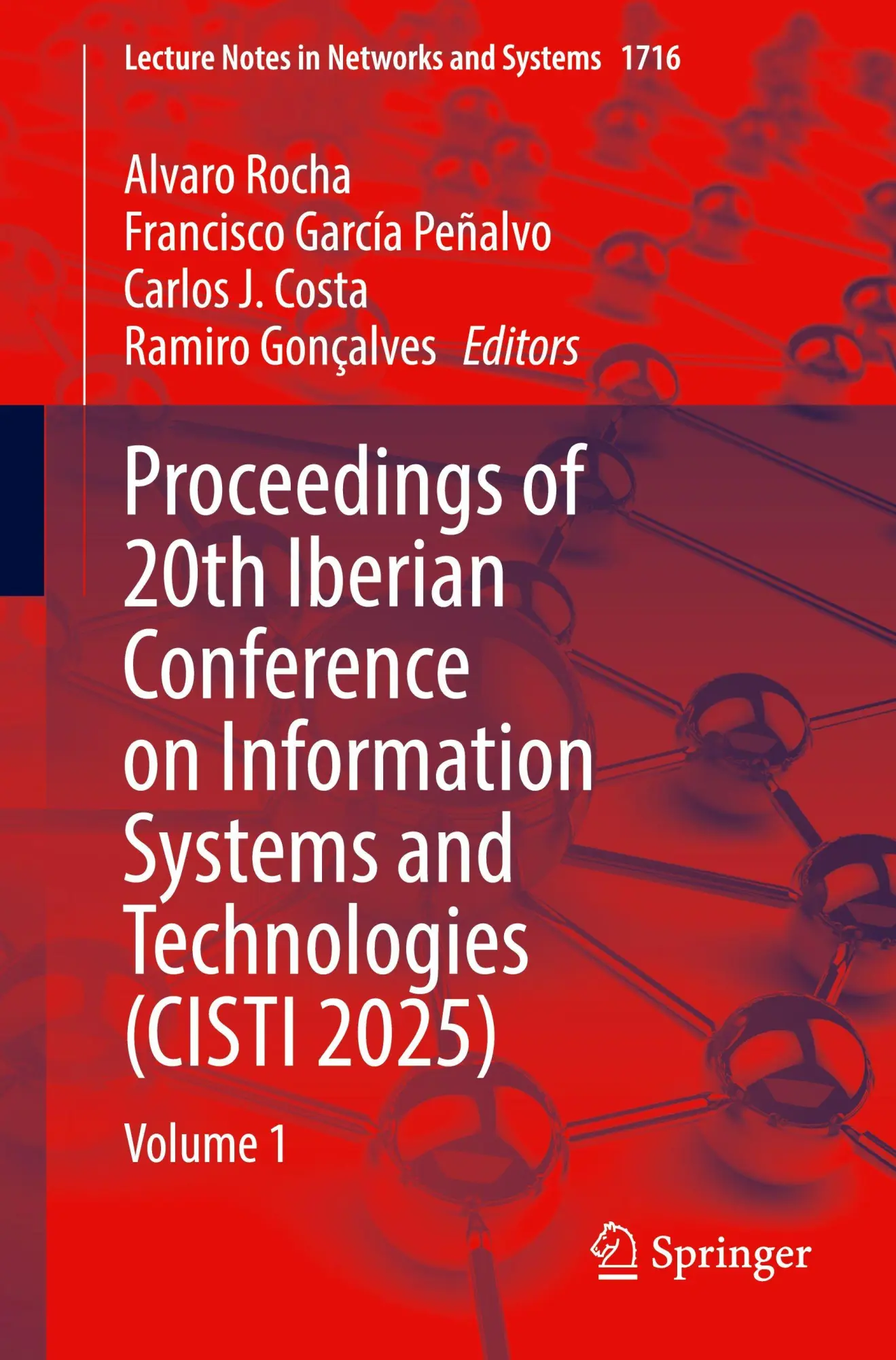 Cover: 9783032109286 | Proceedings of 20th Iberian Conference on Information Systems and...