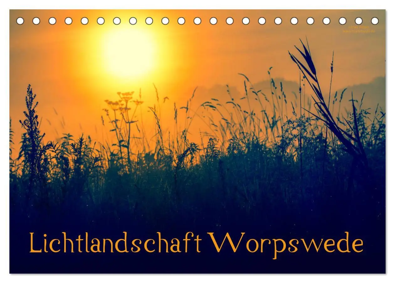 Cover: 9783435449286 | Lichtlandschaft Worpswede (Tischkalender 2025 DIN A5 quer),...