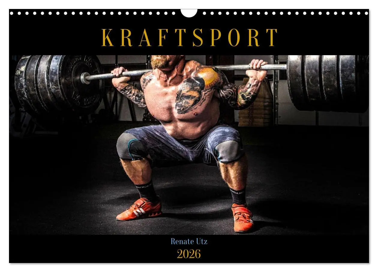Cover: 9783457609286 | Kraftsport (Wandkalender 2026 DIN A3 quer), CALVENDO Monatskalender