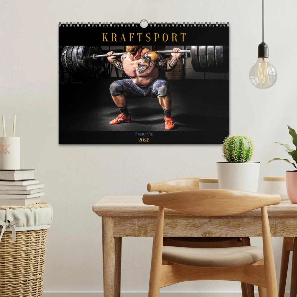 Bild: 9783457609286 | Kraftsport (Wandkalender 2026 DIN A3 quer), CALVENDO Monatskalender
