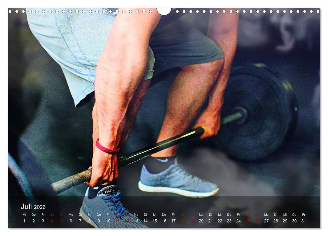 Bild: 9783457609286 | Kraftsport (Wandkalender 2026 DIN A3 quer), CALVENDO Monatskalender