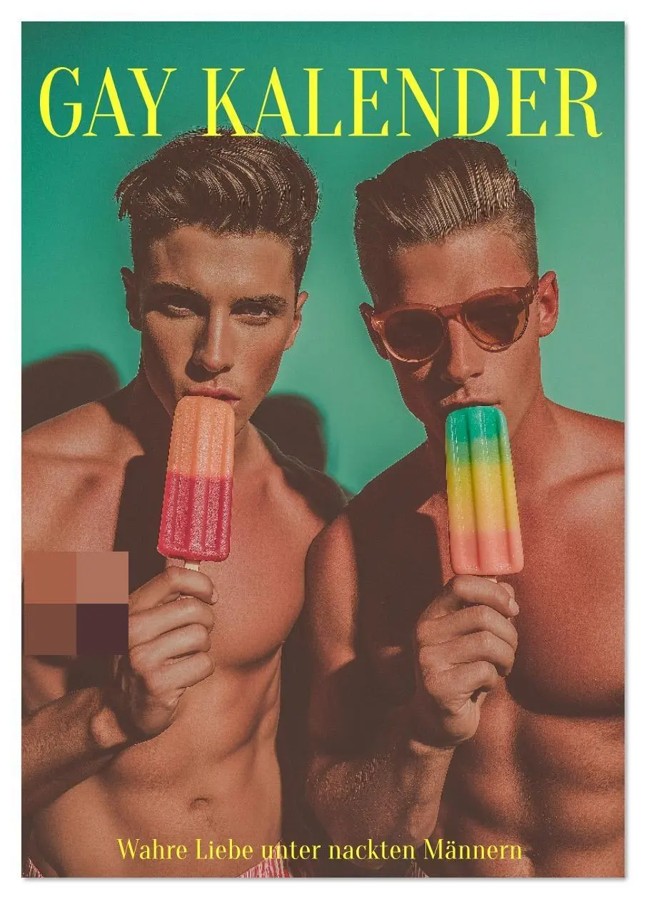 Cover: 9783516629286 | Gay Kalender - Wahre Liebe unter nackten Männern (Tischkalender...