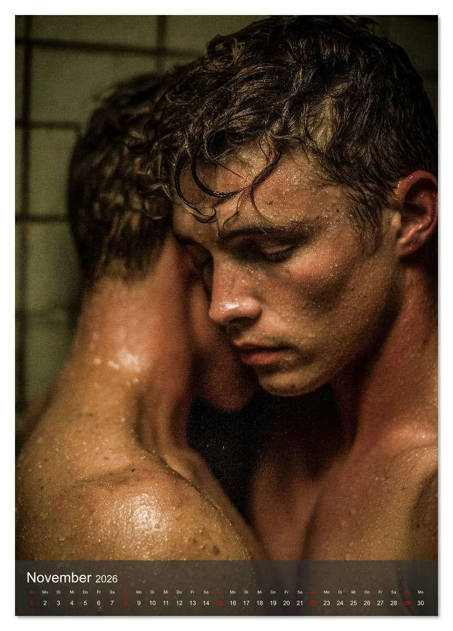 Bild: 9783516629286 | Gay Kalender - Wahre Liebe unter nackten Männern (Tischkalender...