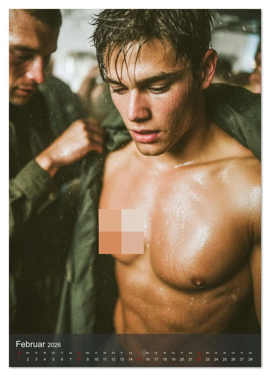 Bild: 9783516629286 | Gay Kalender - Wahre Liebe unter nackten Männern (Tischkalender...