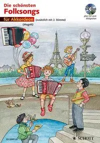 Cover: 9783795749286 | Die schönsten Folksongs | 1-2 Akkordeons., Mit CD zum Mitspielen