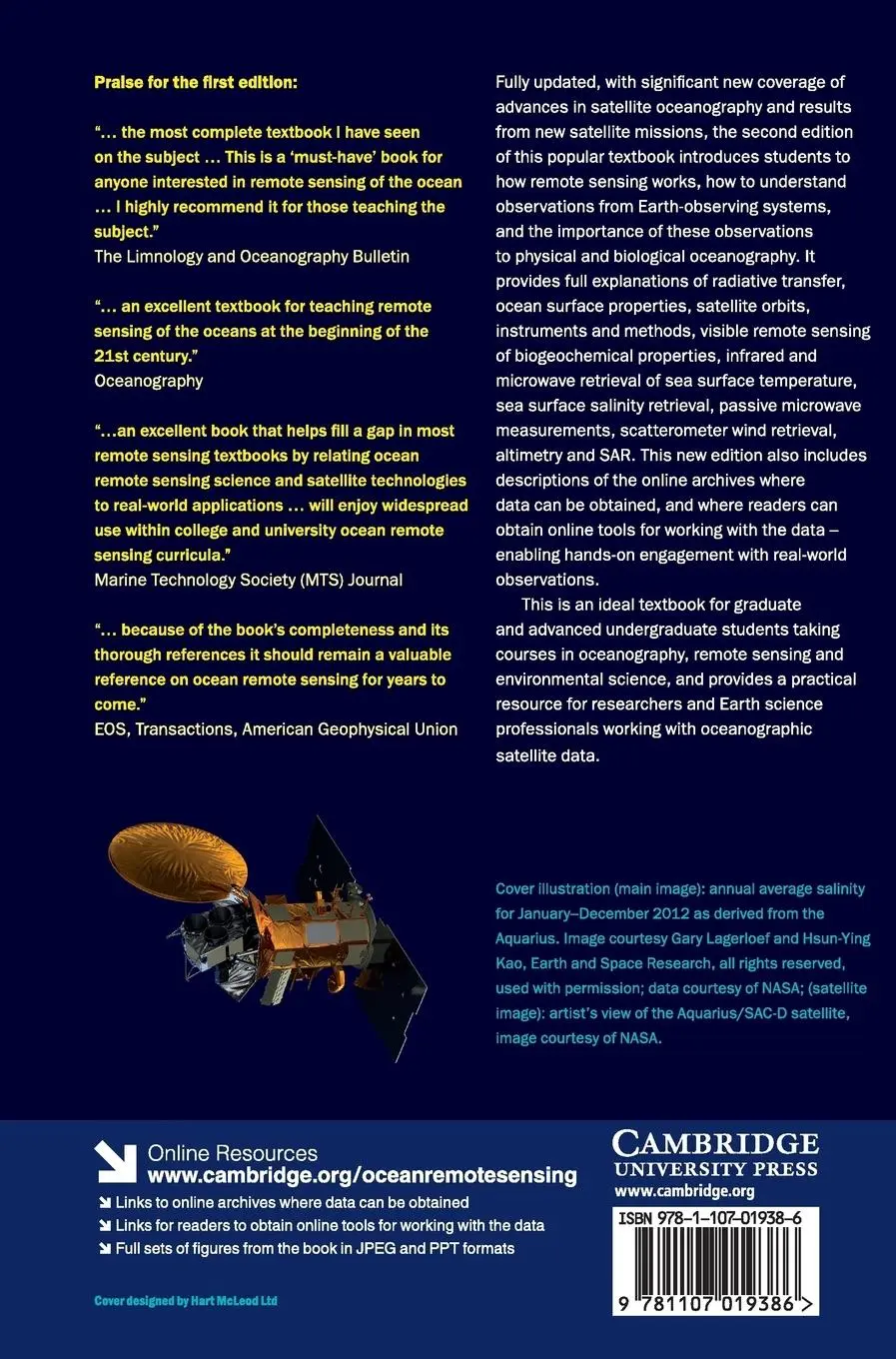 Rückseite: 9781107019386 | An Introduction to Ocean Remote Sensing | Seelye Martin | Buch | 2019