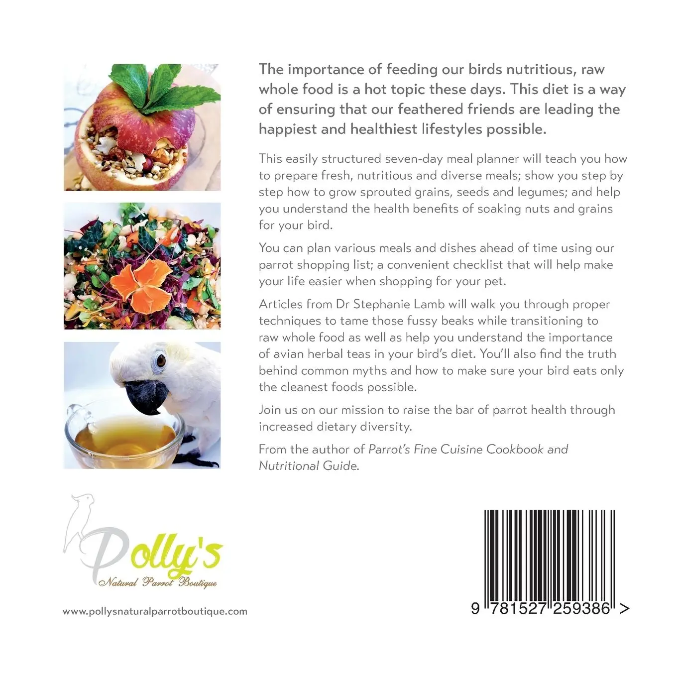 Rückseite: 9781527259386 | A Parrot's Healthy Meal Planner | Karmen Budai | Taschenbuch | 2020