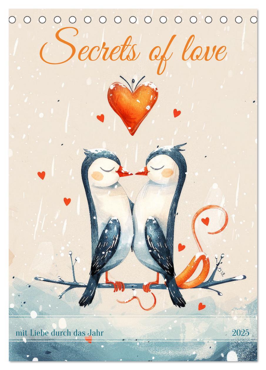 Cover: 9783457149386 | Secrets of love - mit Liebe durch das Jahr (Tischkalender 2025 DIN...