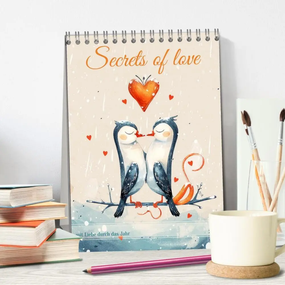 Bild: 9783457149386 | Secrets of love - mit Liebe durch das Jahr (Tischkalender 2025 DIN...