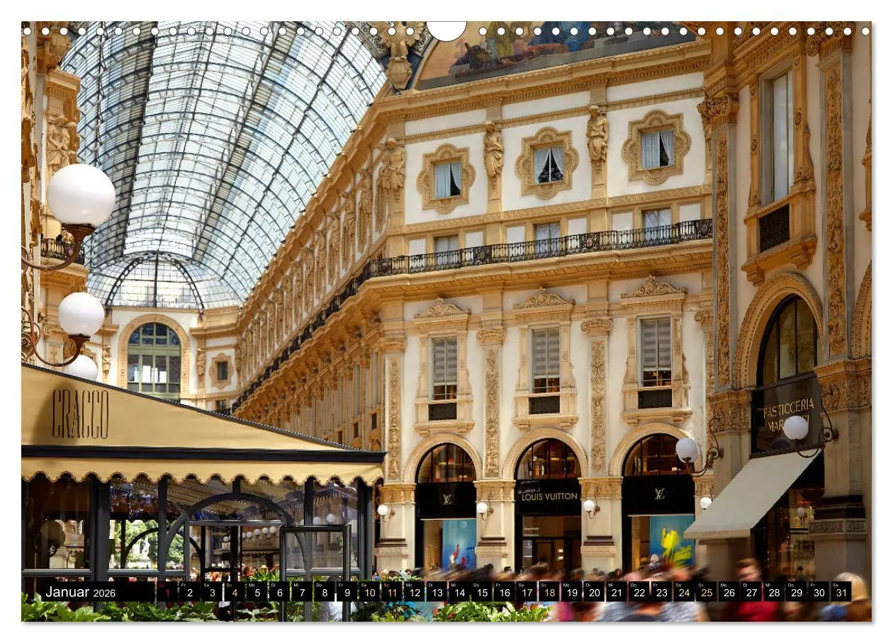 Bild: 9783457529386 | One Day Mailand (Wandkalender 2026 DIN A3 quer), CALVENDO...