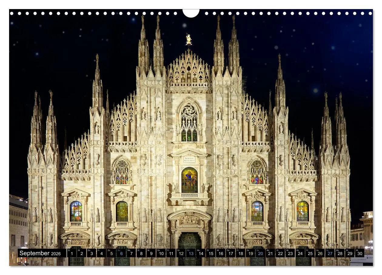 Bild: 9783457529386 | One Day Mailand (Wandkalender 2026 DIN A3 quer), CALVENDO...