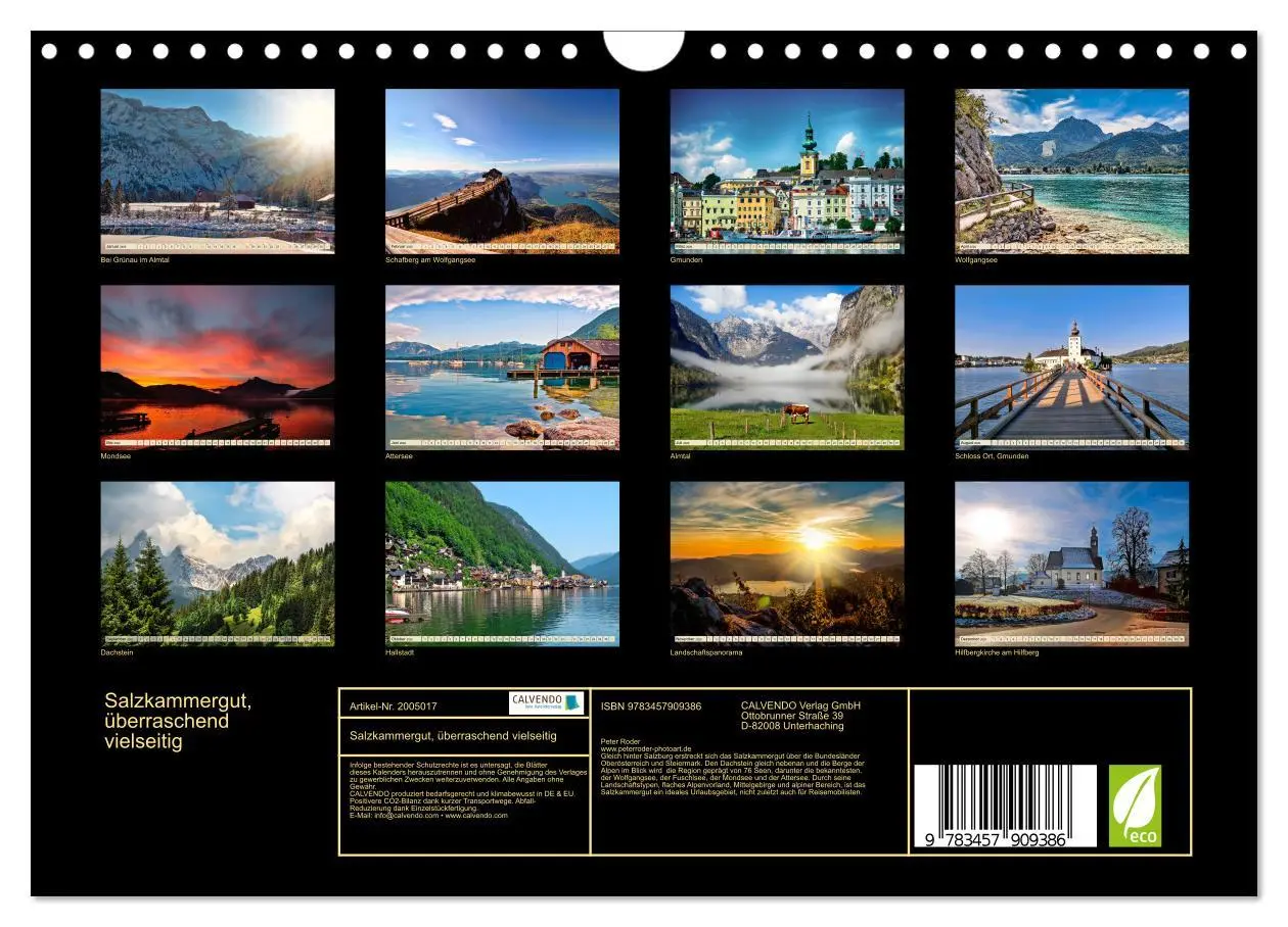 Bild: 9783457909386 | Salzkammergut, überraschend vielseitig (Wandkalender 2026 DIN A4...