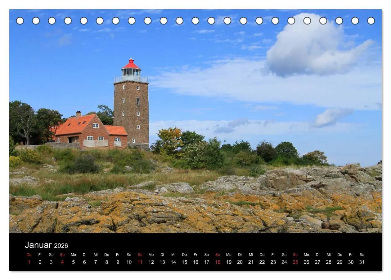 Bild: 9783516099386 | Dänemarks Bornholm 2026 (Tischkalender 2026 DIN A5 quer), CALVENDO...