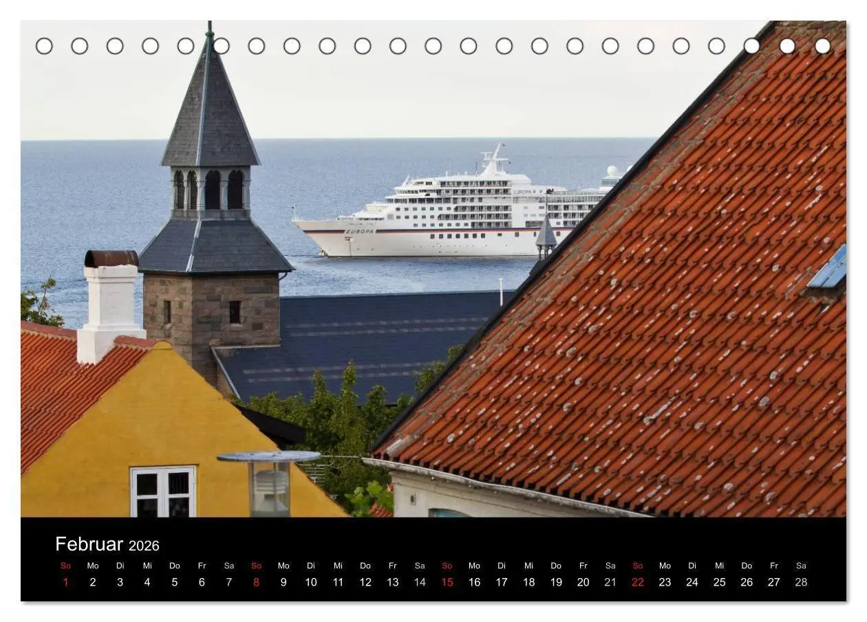 Bild: 9783516099386 | Dänemarks Bornholm 2026 (Tischkalender 2026 DIN A5 quer), CALVENDO...