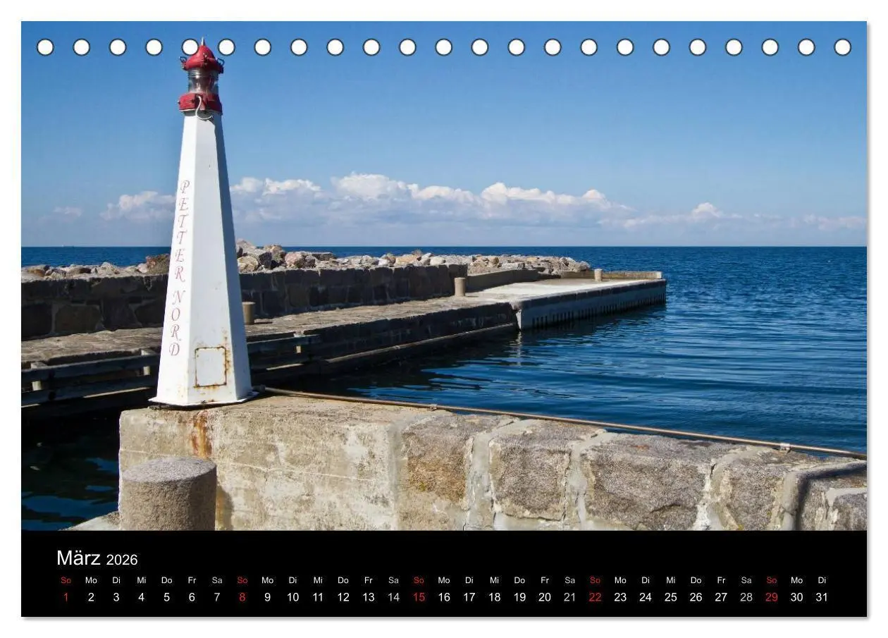 Bild: 9783516099386 | Dänemarks Bornholm 2026 (Tischkalender 2026 DIN A5 quer), CALVENDO...