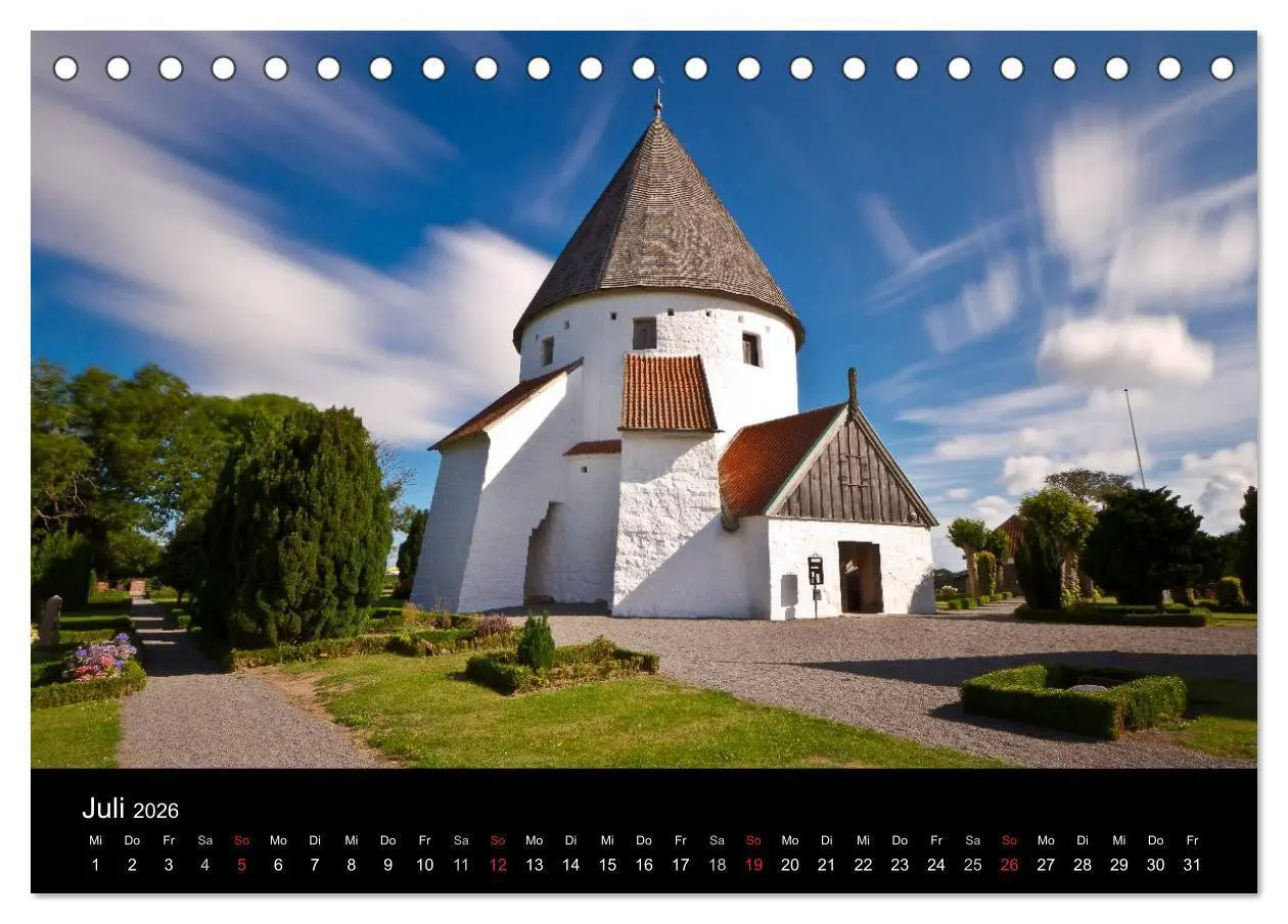 Bild: 9783516099386 | Dänemarks Bornholm 2026 (Tischkalender 2026 DIN A5 quer), CALVENDO...