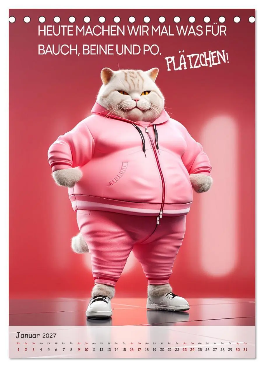 Bild: 9783569189386 | COOLE KATZEN Sprücheklopfer (Tischkalender 2027 DIN A5 hoch),...