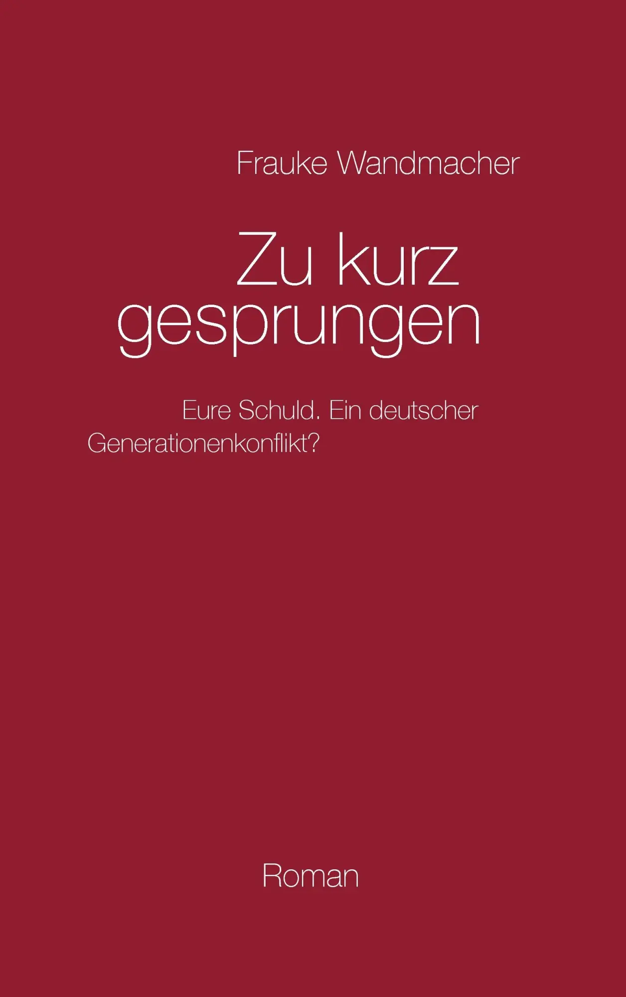 Cover: 9783739229386 | Zu kurz gesprungen | Frauke Wandmacher | Taschenbuch | 300 S. | 2016