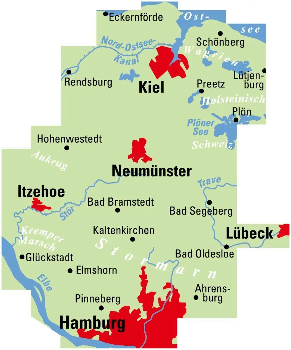 Bild: 9783870739386 | ADFC-Regionalkarte Hamburg/Neumünster/Kiel 1:75.000, reiß- und...