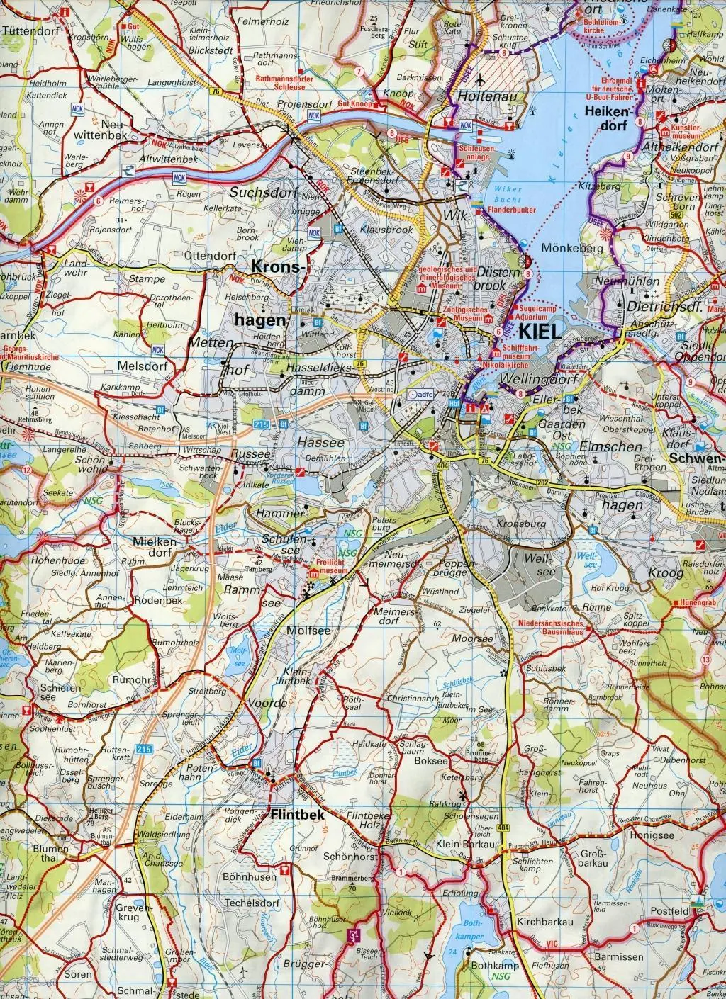 Bild: 9783870739386 | ADFC-Regionalkarte Hamburg/Neumünster/Kiel 1:75.000, reiß- und...