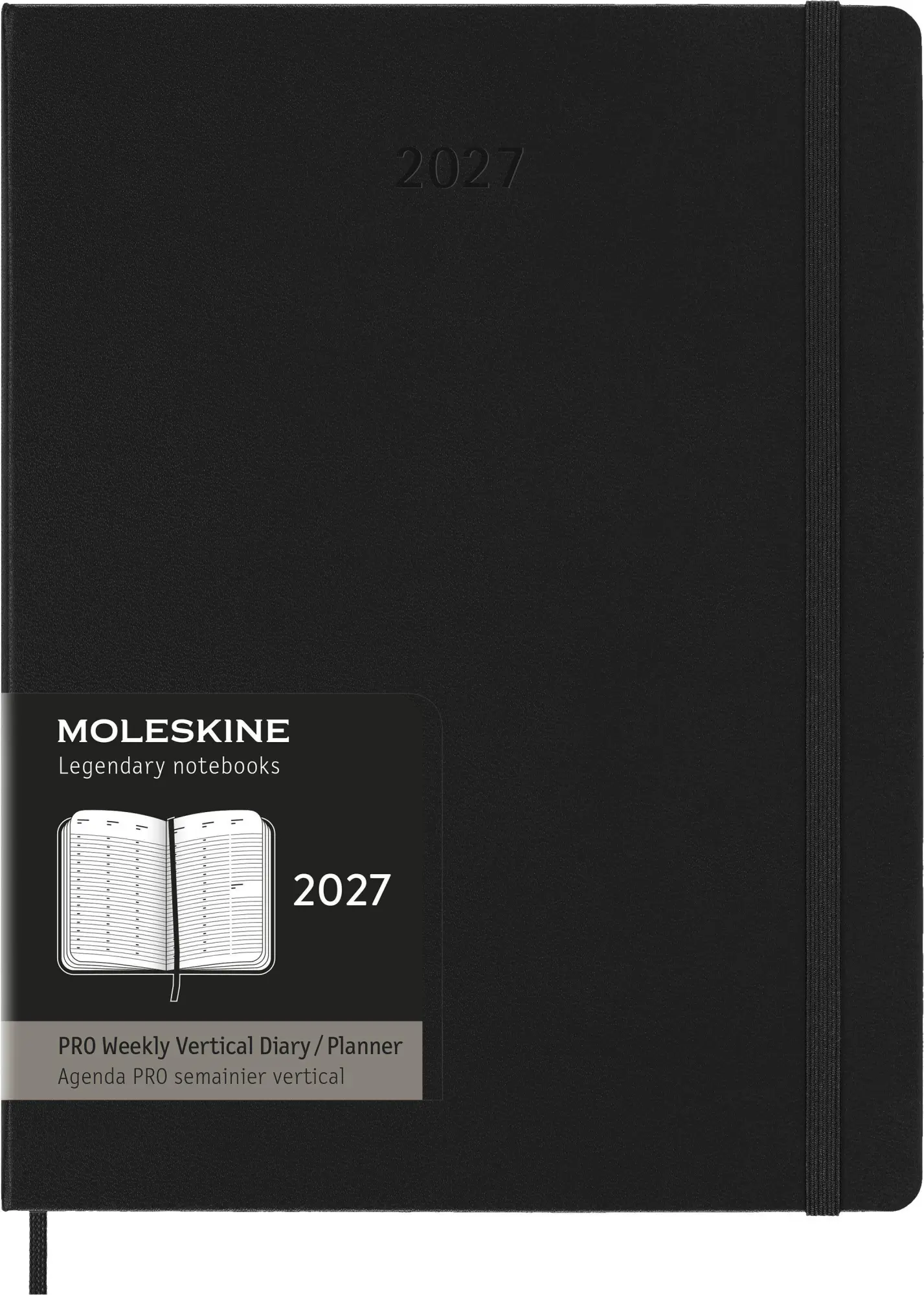 Cover: 8056999279486 | Moleskine 12 Monate Pro Wochen Notizkalender 2027, Pro XL, 1 Wo = 2...