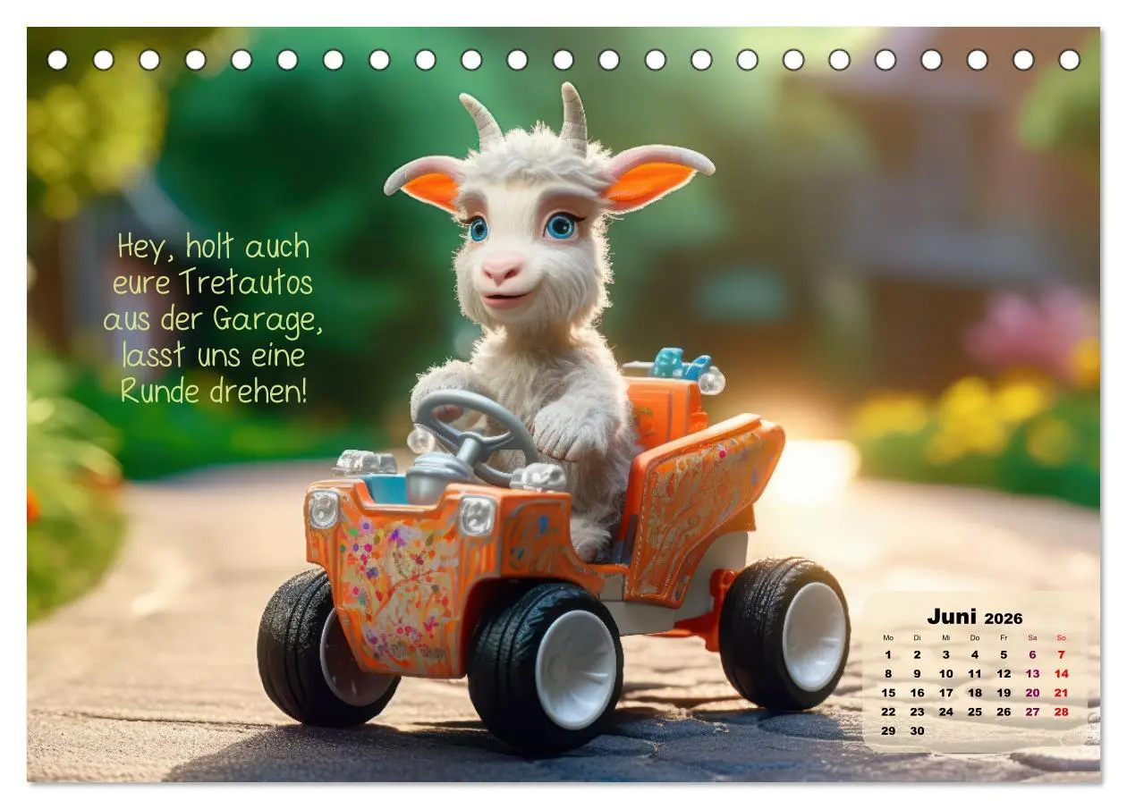 Bild: 9783457519486 | Ziegenkinder haben das ganze Jahr Spaß (Tischkalender 2026 DIN A5...