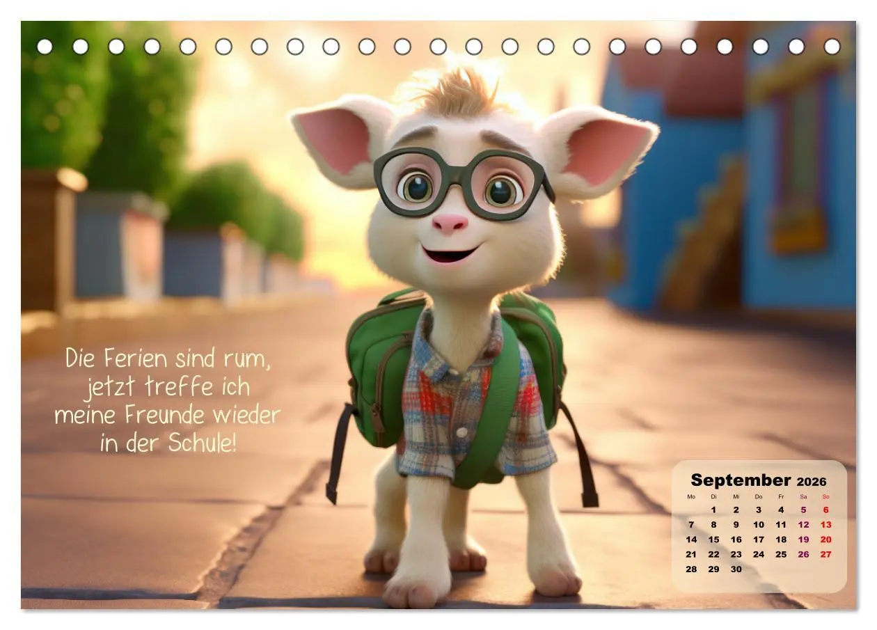 Bild: 9783457519486 | Ziegenkinder haben das ganze Jahr Spaß (Tischkalender 2026 DIN A5...