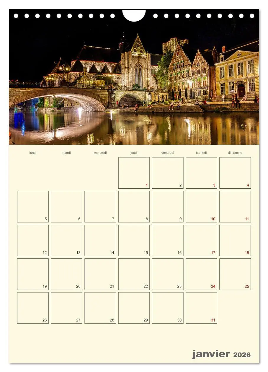 Bild: 9783516539486 | Comté belge de Flandre (Calendrier mural 2026 DIN A4 horizontal),...