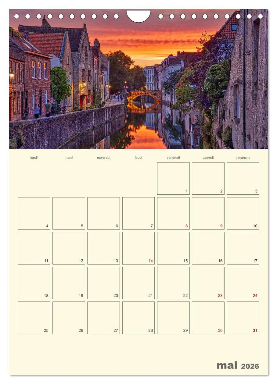 Bild: 9783516539486 | Comté belge de Flandre (Calendrier mural 2026 DIN A4 horizontal),...
