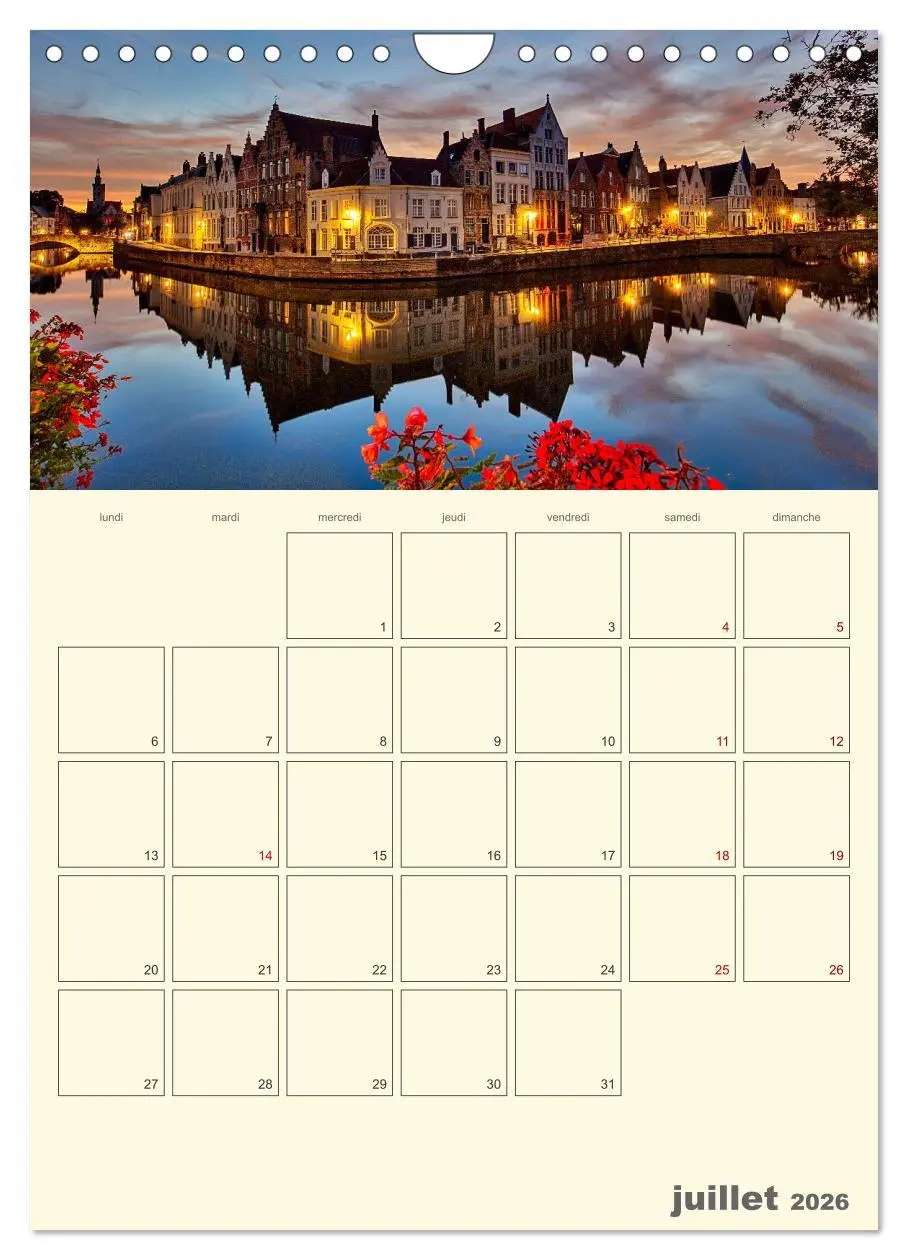 Bild: 9783516539486 | Comté belge de Flandre (Calendrier mural 2026 DIN A4 horizontal),...