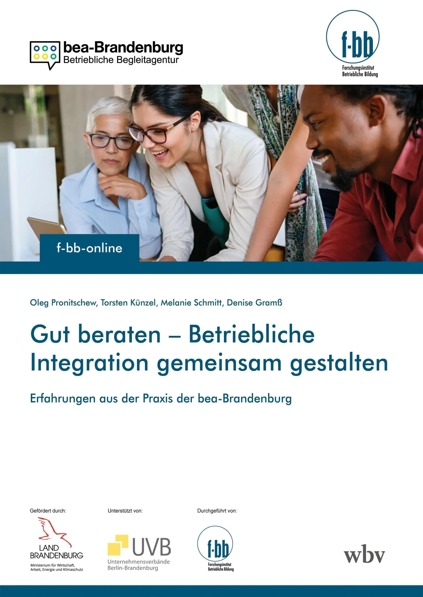 Gut beraten - Betriebliche Integration gemeinsam gestalten