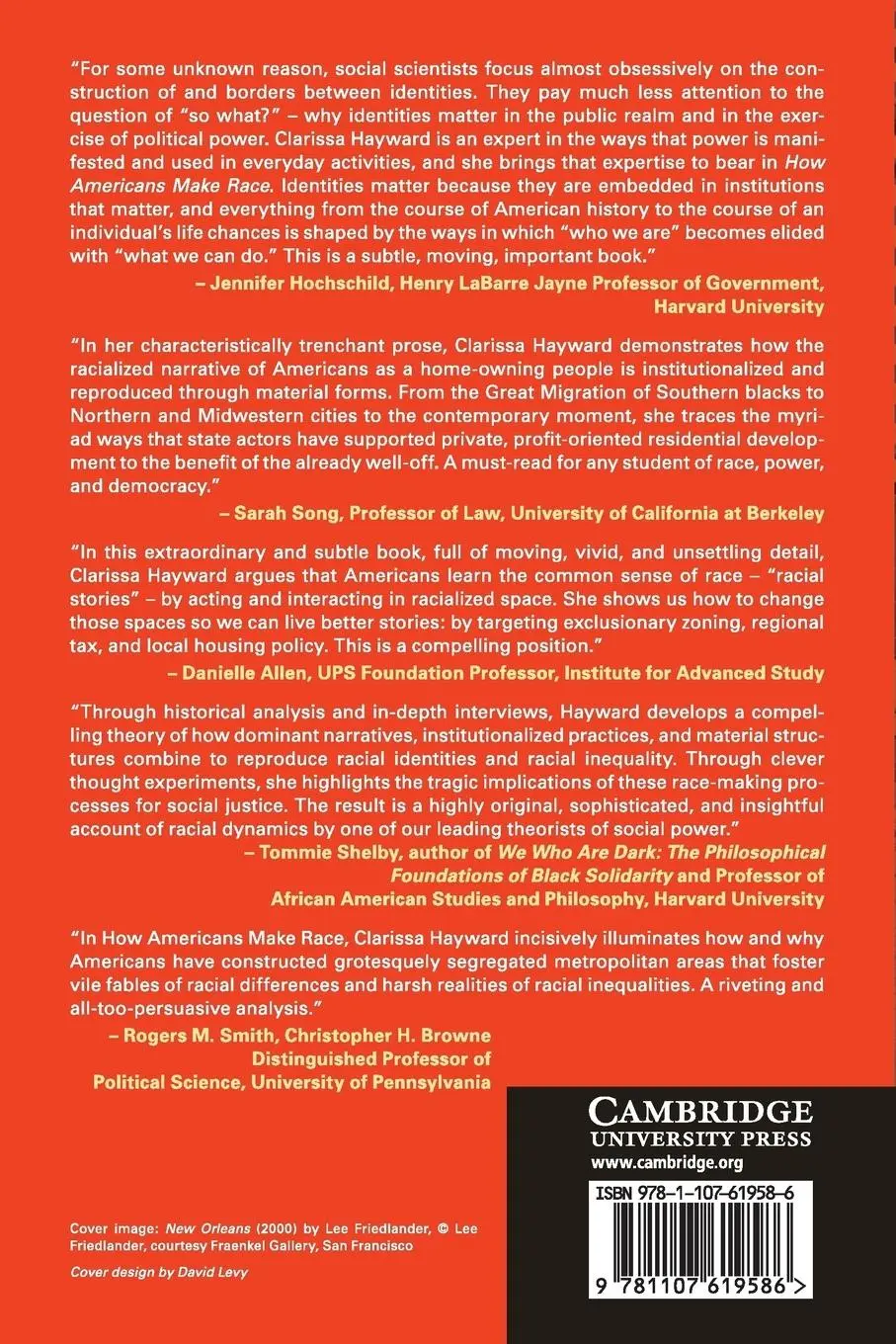 Rückseite: 9781107619586 | How Americans Make Race | Clarissa Rile Hayward | Taschenbuch | 2016