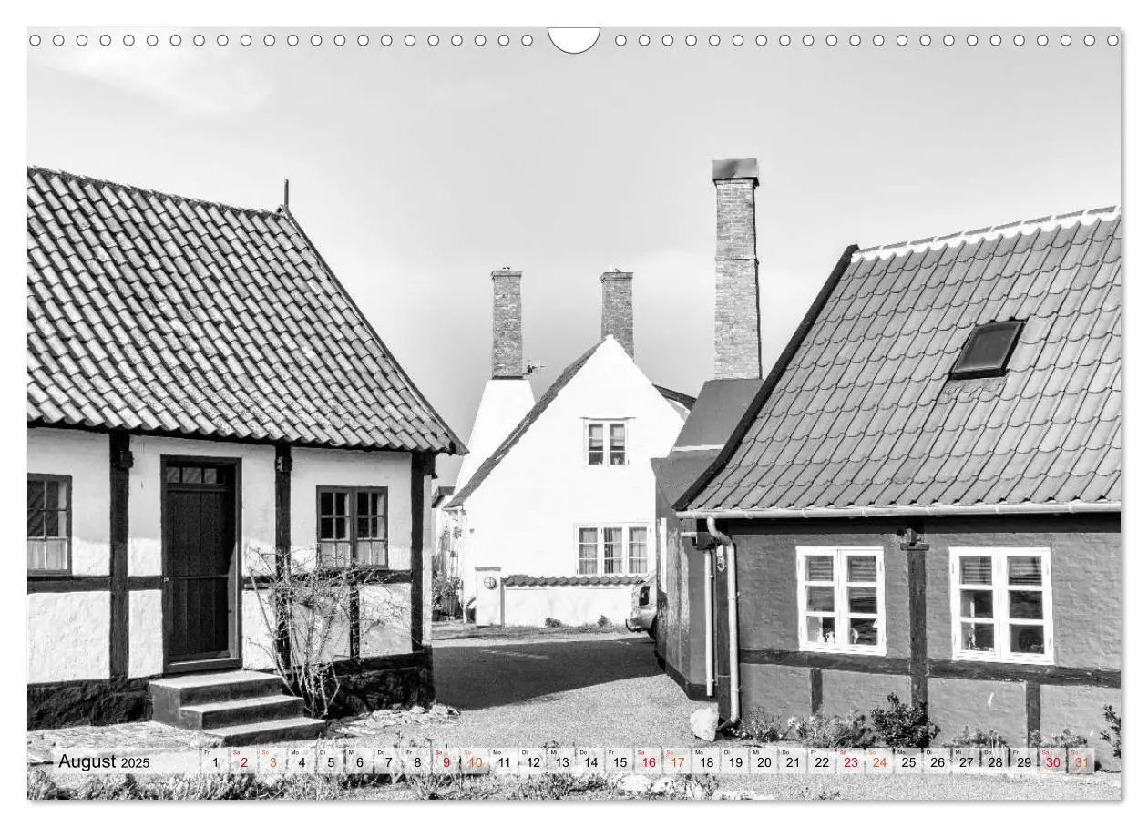 Bild: 9783435349586 | Bornholm black &amp; white (Wandkalender 2025 DIN A3 quer), CALVENDO...