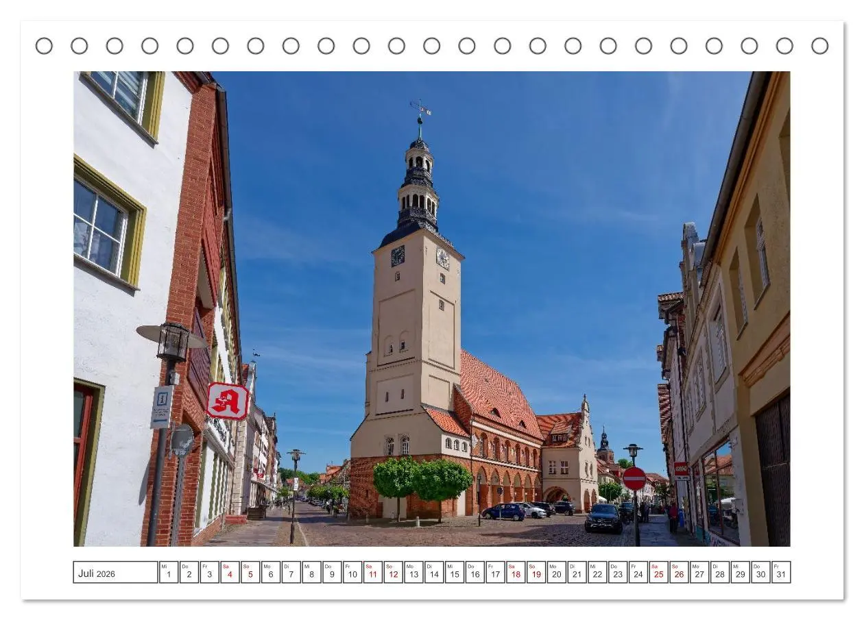 Bild: 9783457299586 | Hansestädte der Altmark (Tischkalender 2026 DIN A5 quer), CALVENDO...