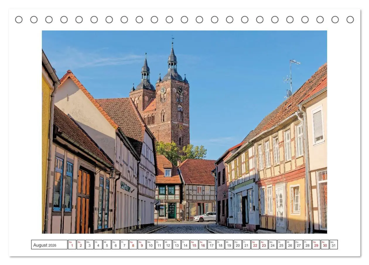 Bild: 9783457299586 | Hansestädte der Altmark (Tischkalender 2026 DIN A5 quer), CALVENDO...