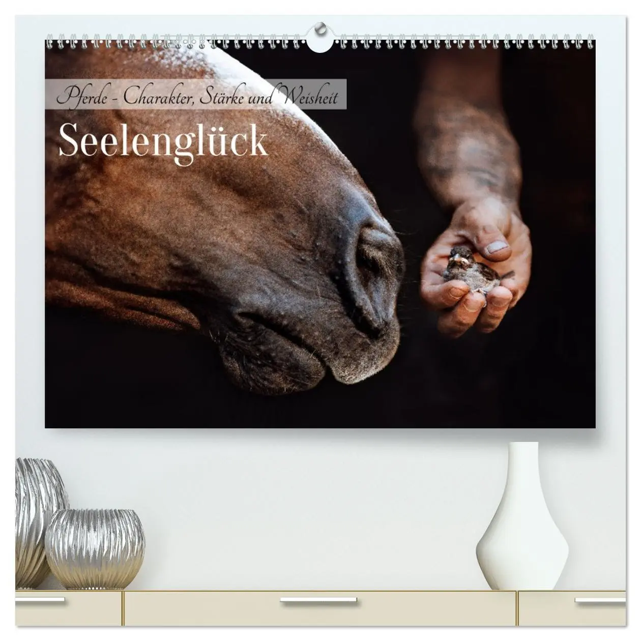Cover: 9783457679586 | Seelenglück Kalender - Pferde - Charakter, Stärke, Weisheit...