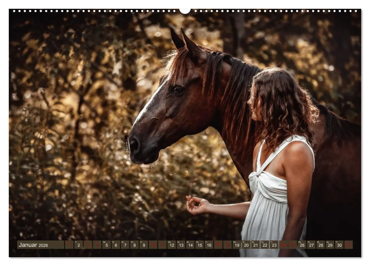Bild: 9783457679586 | Seelenglück Kalender - Pferde - Charakter, Stärke, Weisheit...