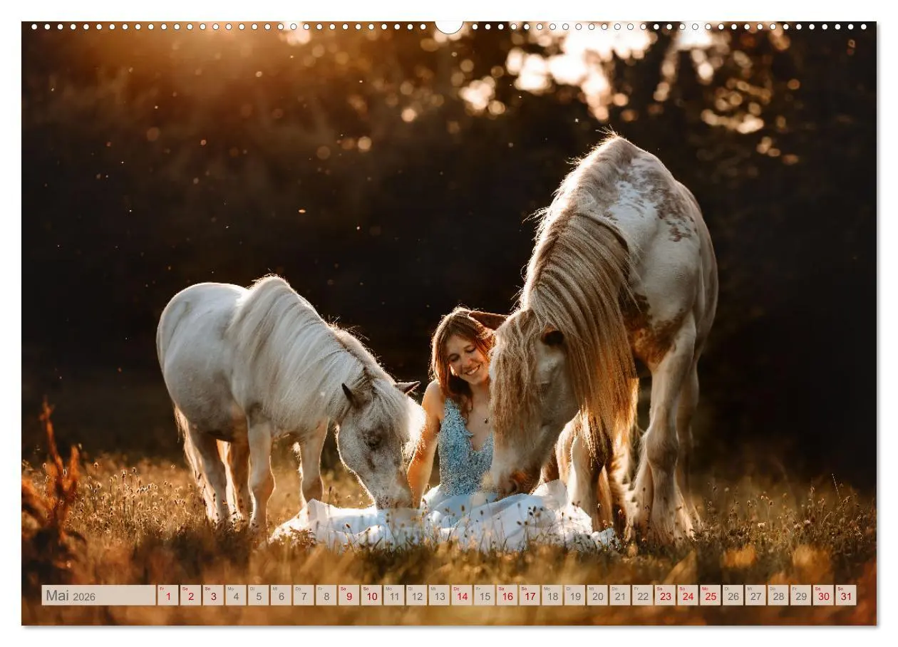 Bild: 9783457679586 | Seelenglück Kalender - Pferde - Charakter, Stärke, Weisheit...