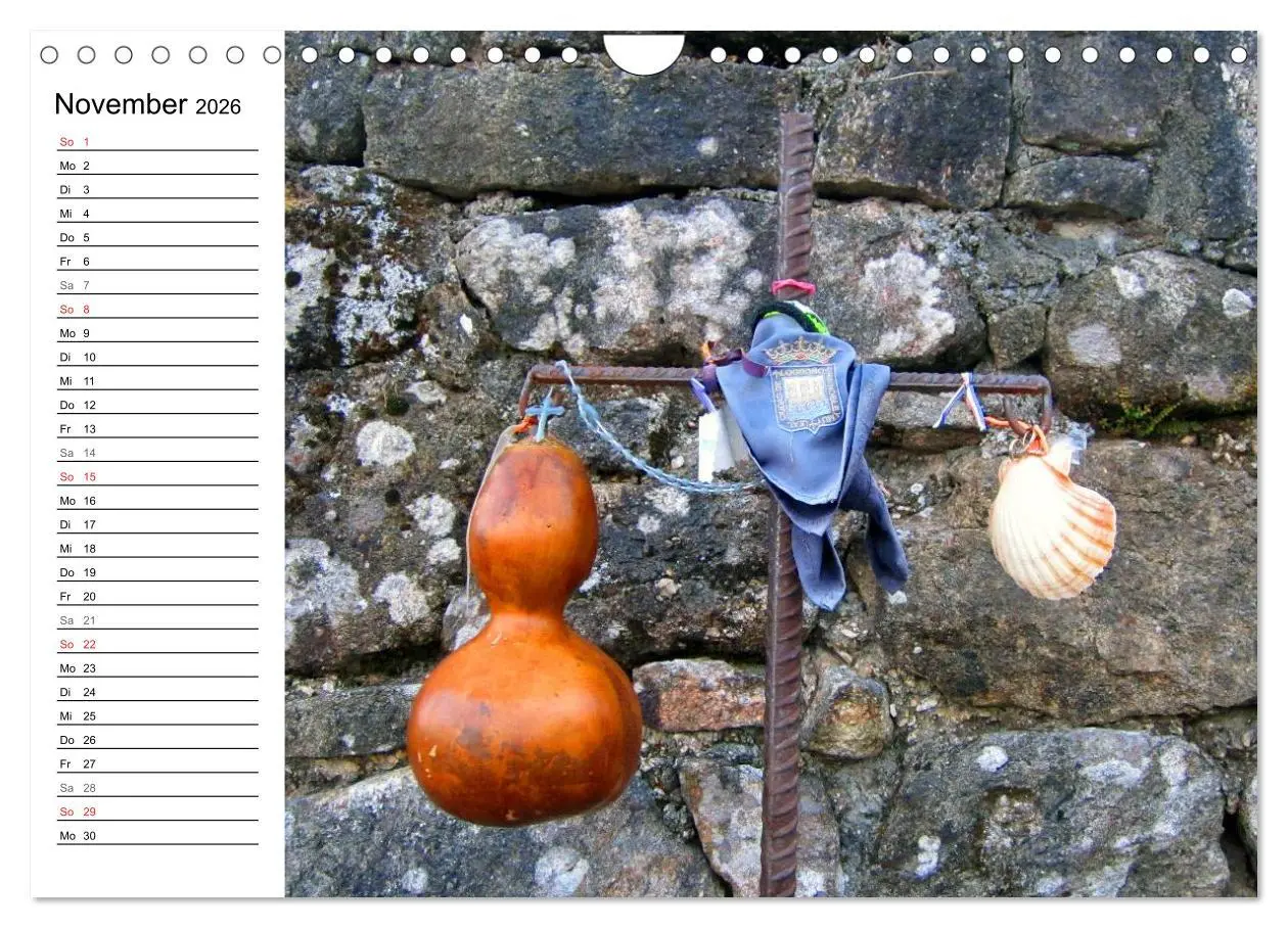 Bild: 9783457989586 | Camino Portugues - Jakobsweg (Wandkalender 2026 DIN A4 quer),...