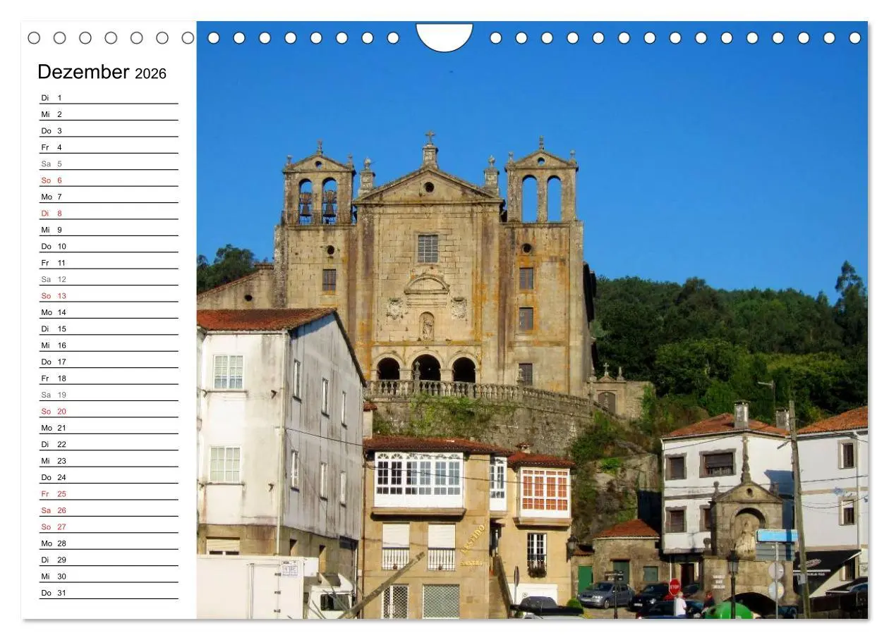 Bild: 9783457989586 | Camino Portugues - Jakobsweg (Wandkalender 2026 DIN A4 quer),...