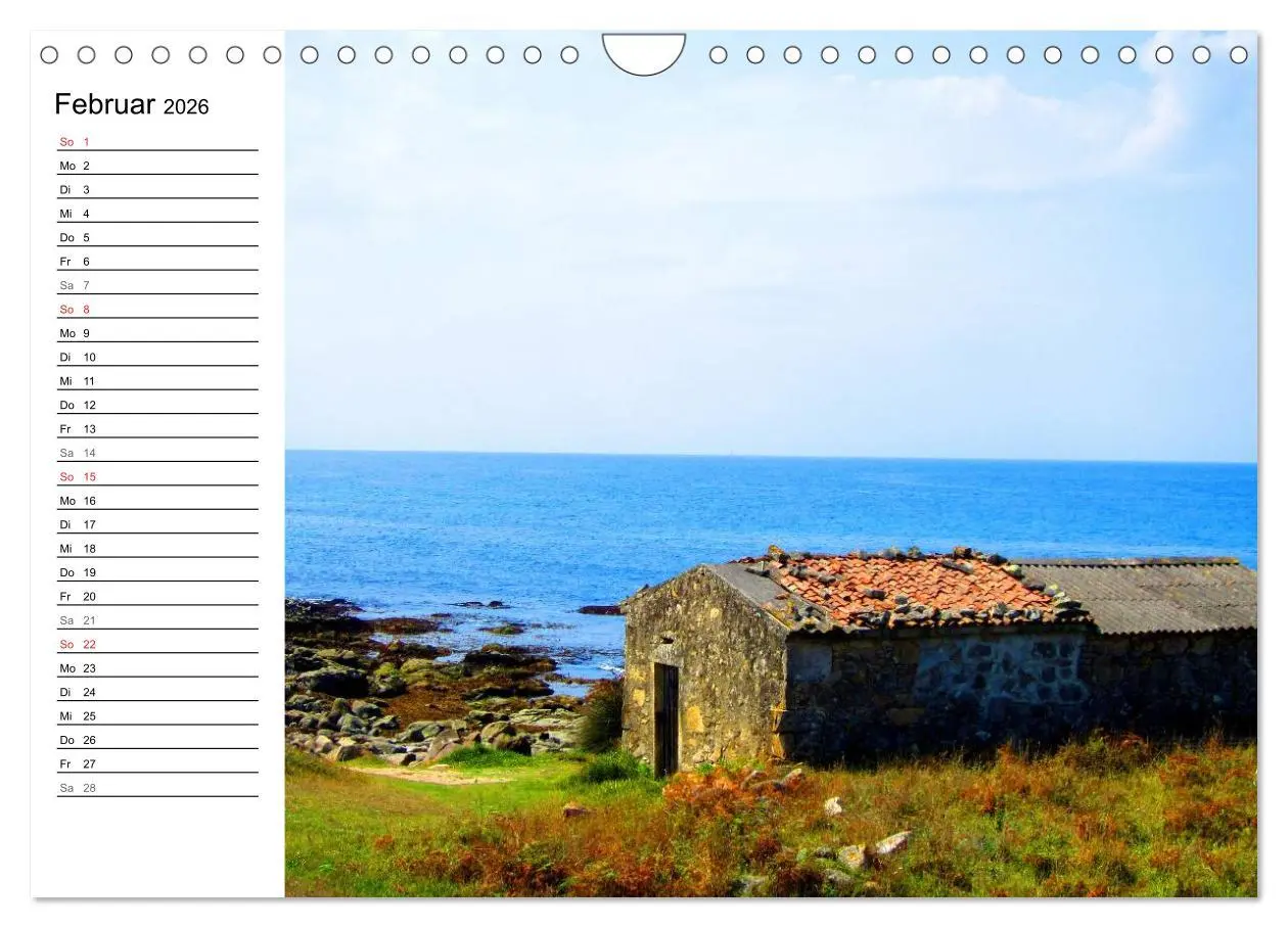 Bild: 9783457989586 | Camino Portugues - Jakobsweg (Wandkalender 2026 DIN A4 quer),...