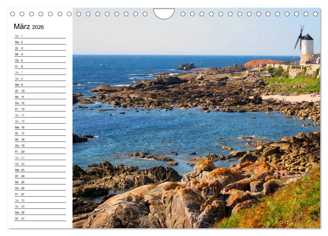 Bild: 9783457989586 | Camino Portugues - Jakobsweg (Wandkalender 2026 DIN A4 quer),...