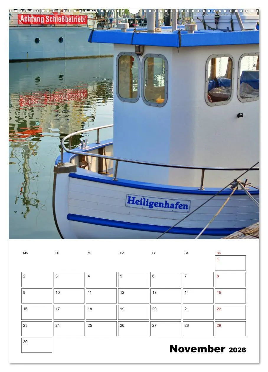 Bild: 9783516389586 | Marina Heiligenhafen (hochwertiger Premium Wandkalender 2026 DIN A2...