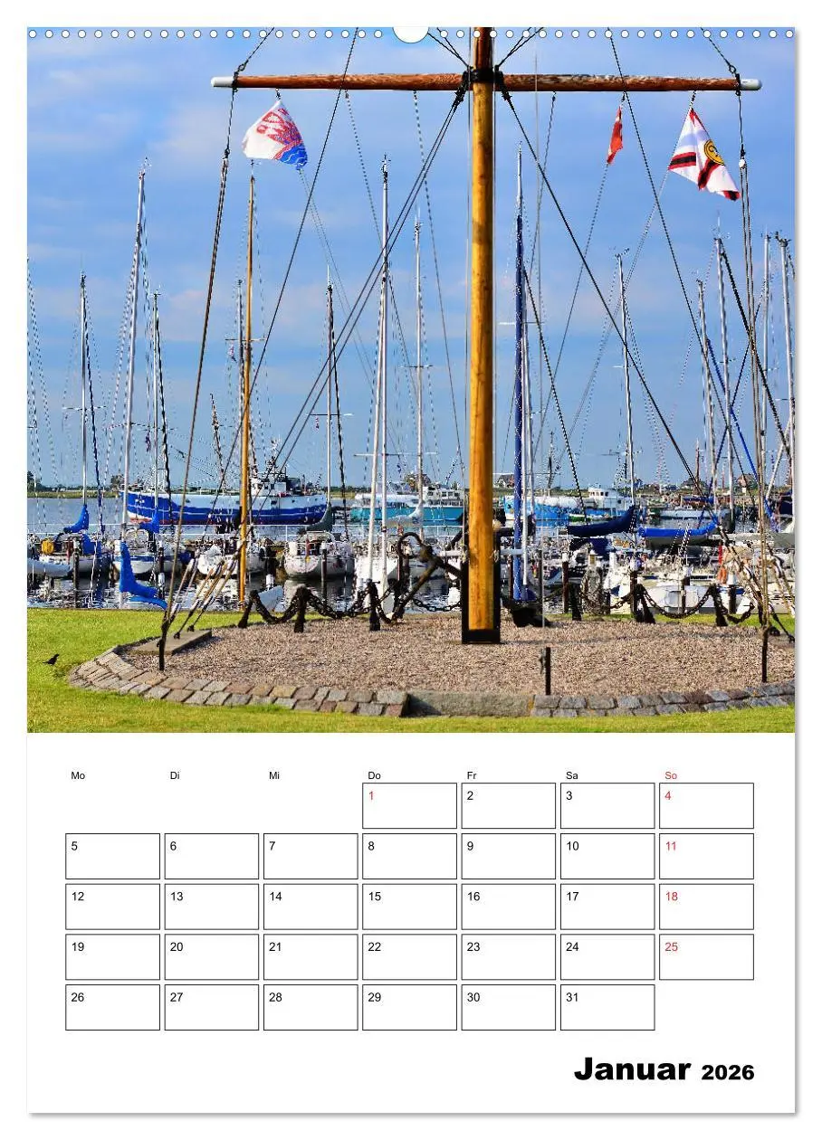 Bild: 9783516389586 | Marina Heiligenhafen (hochwertiger Premium Wandkalender 2026 DIN A2...