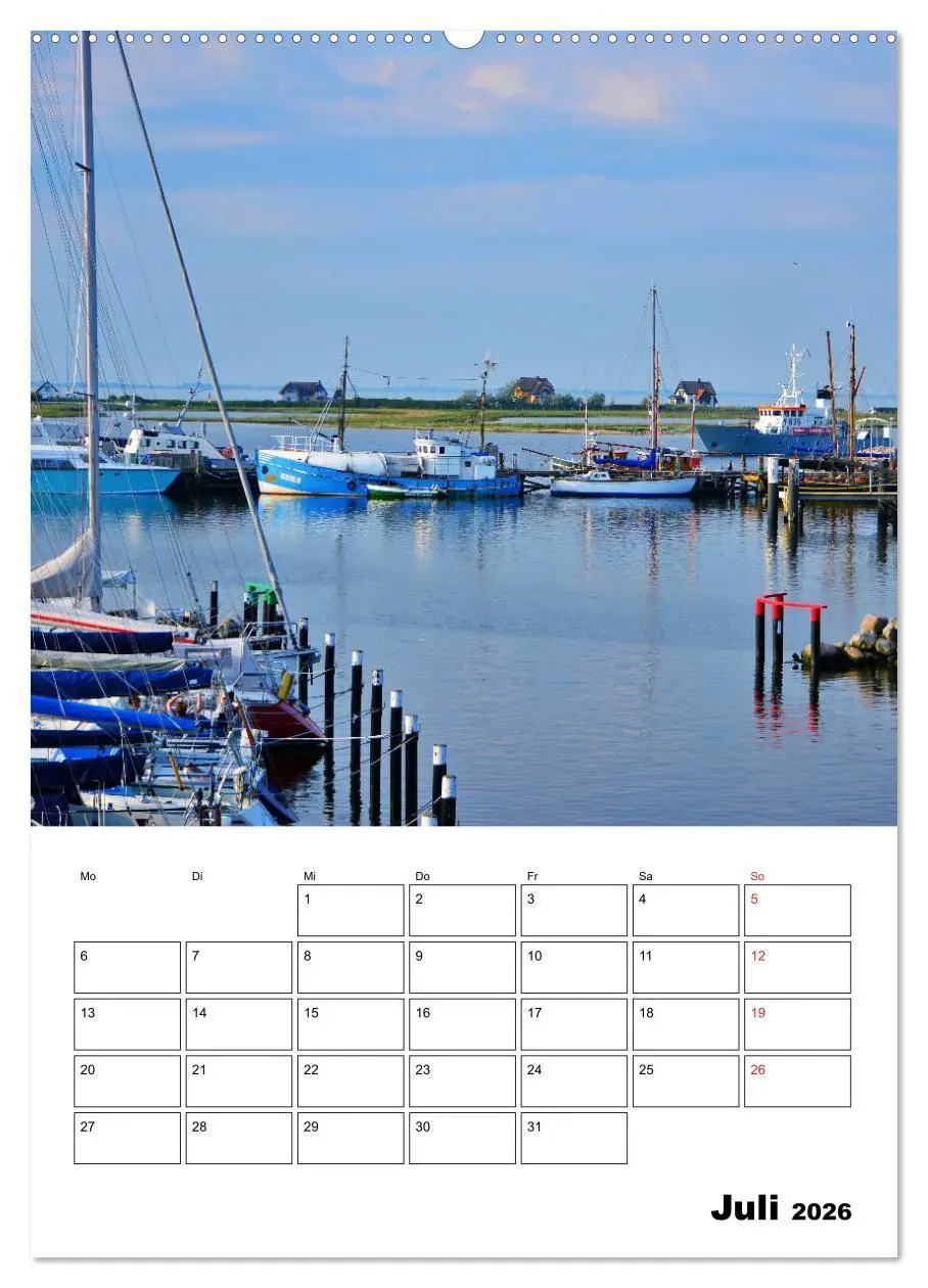 Bild: 9783516389586 | Marina Heiligenhafen (hochwertiger Premium Wandkalender 2026 DIN A2...