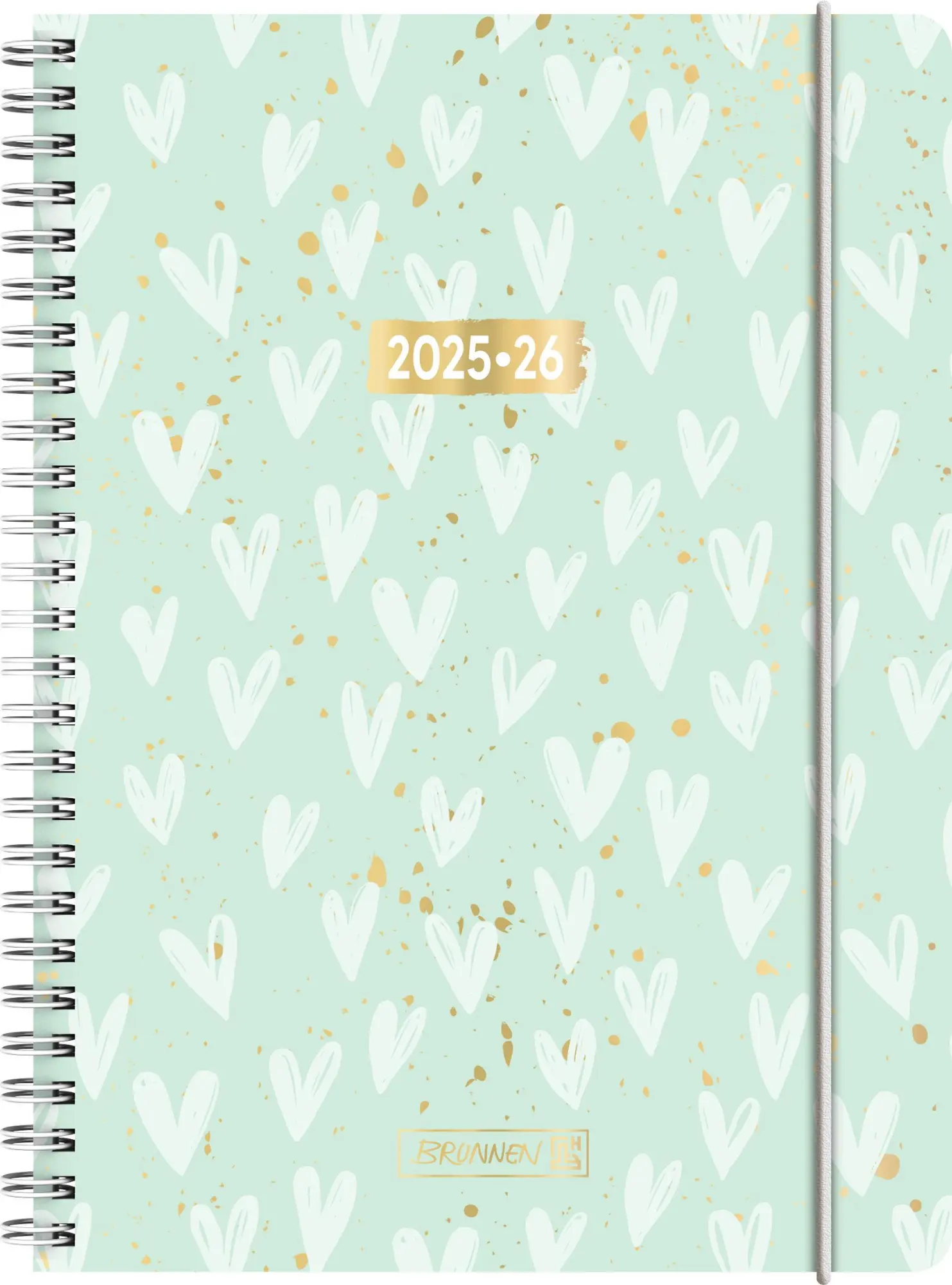 Cover: 4061947139686 | BRUNNEN Schülerkalender (2025/2026) "Hearts", 2 Seiten = 1 Woche,...