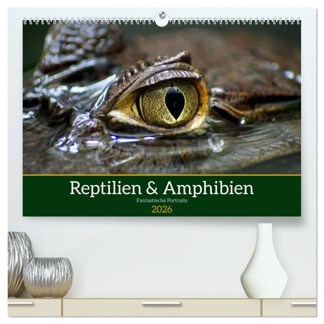 Cover: 9783457429686 | Reptilien &amp; Amphibien Portraits (hochwertiger Premium Wandkalender...