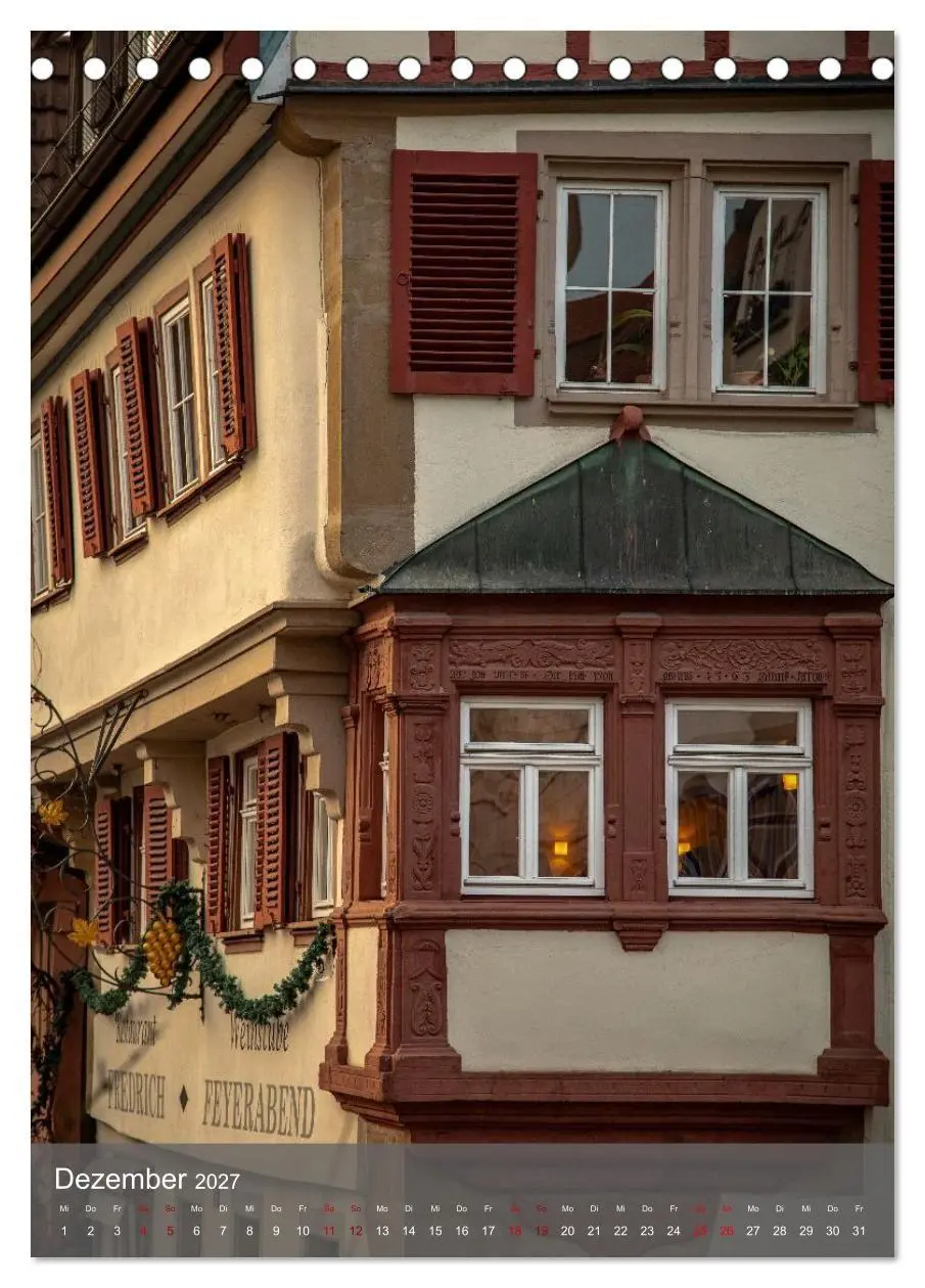 Bild: 9783516759686 | Deutschlands schönste Altstadt - Bad Wimpfen (Tischkalender 2027...