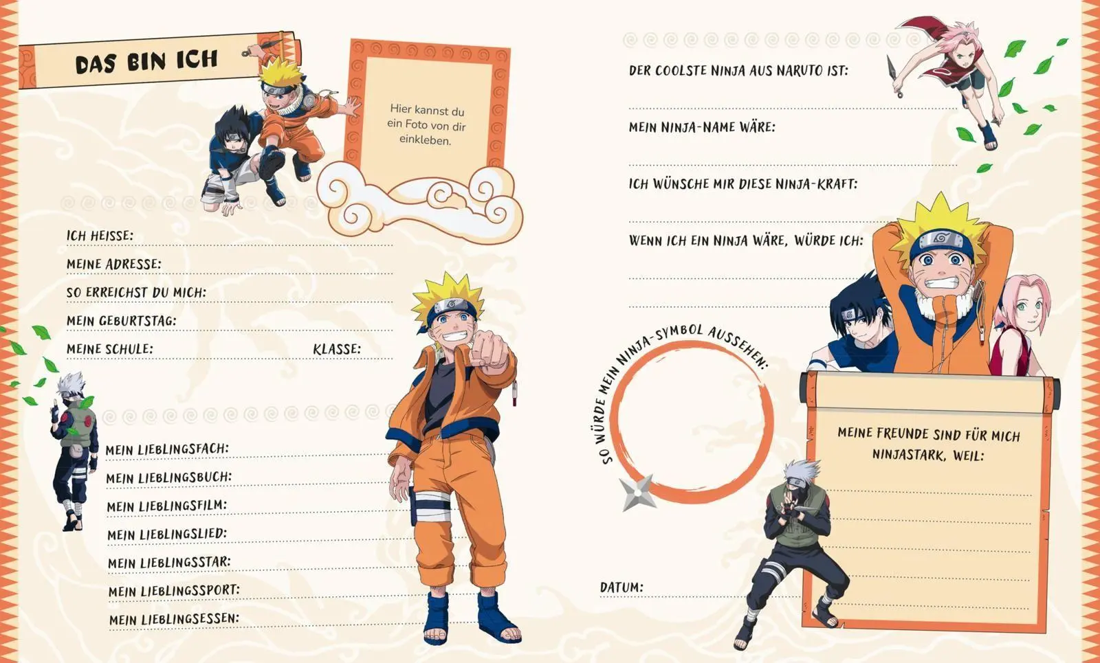 Bild: 9783845129686 | Naruto: Mein ninjastarkes Freundebuch | Buch | 64 S. | Deutsch | 2026