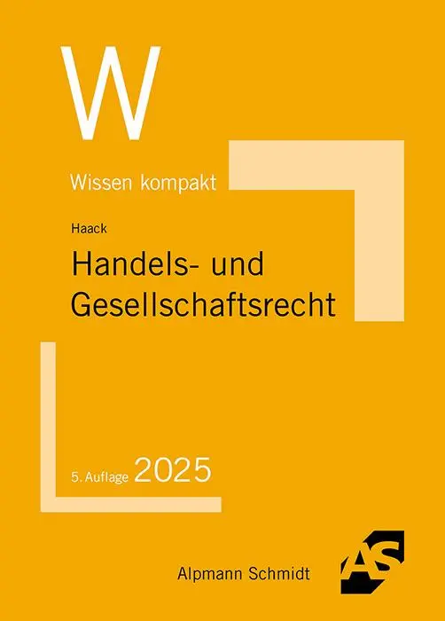 Cover: 9783867529686 | Handels- und Gesellschaftsrecht | Claudia Haack | Taschenbuch | 160 S.